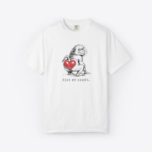 Kiss My Heart Baboon T-Shirt
