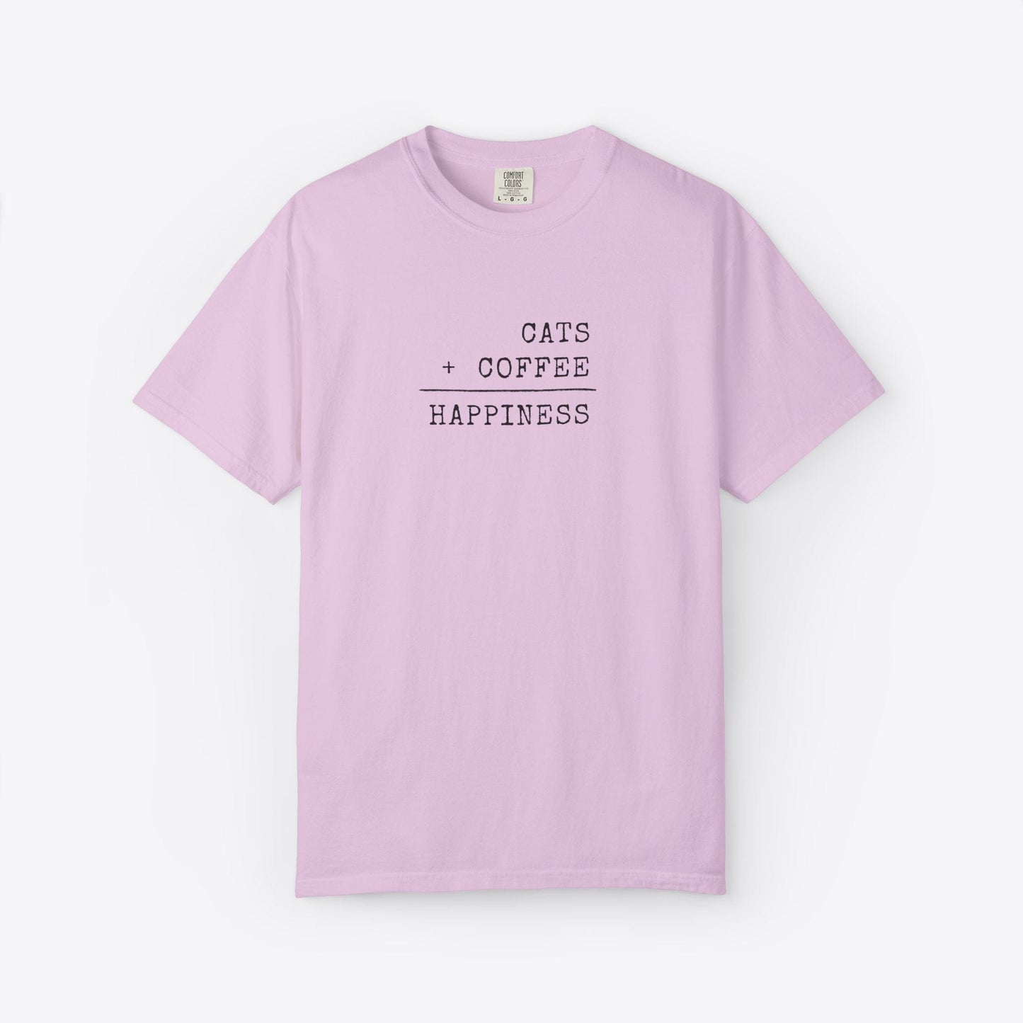 Cats + Coffee = Happiness T-Shirt