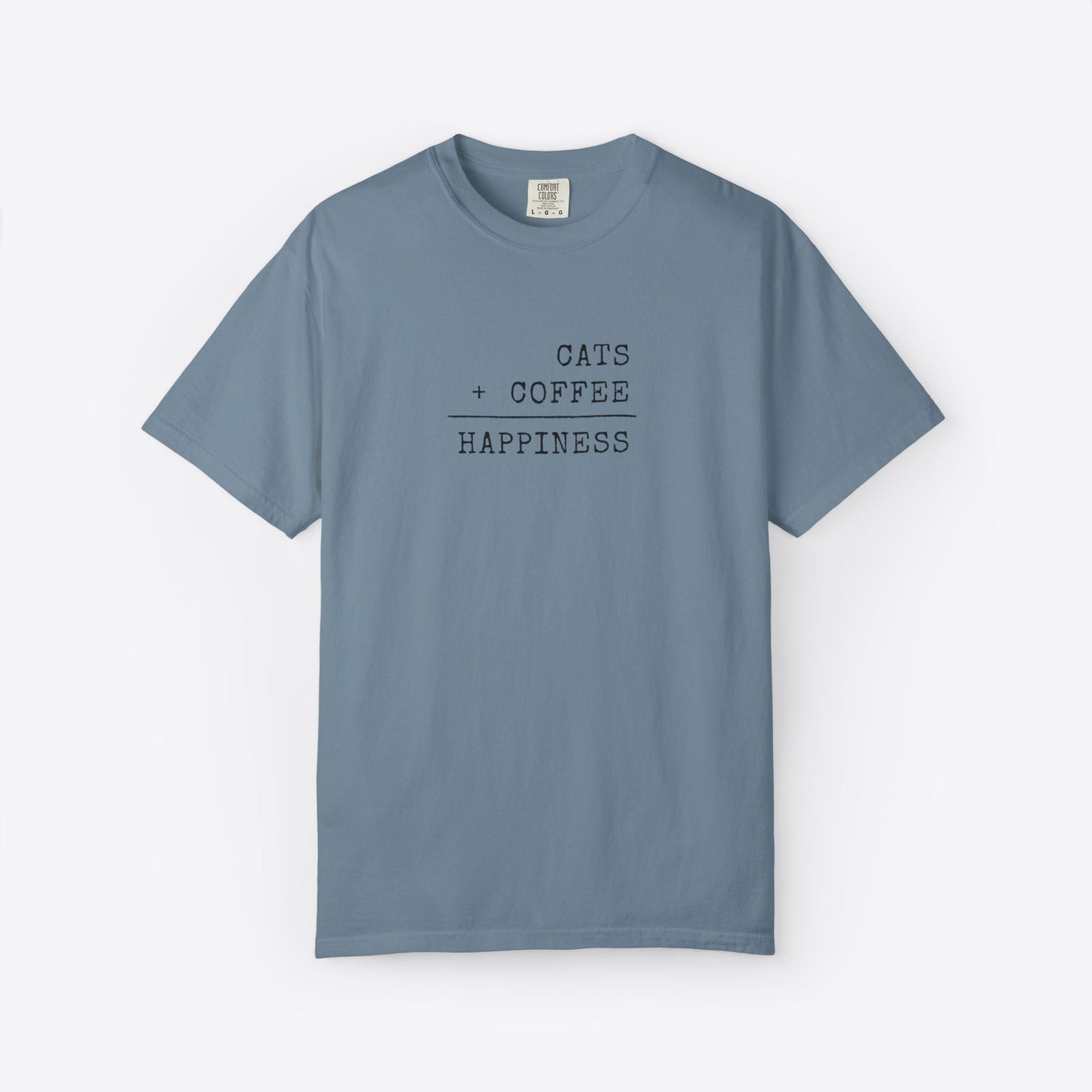 Cats + Coffee = Happiness T-Shirt