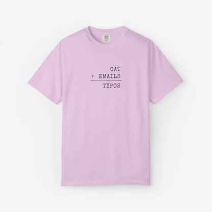 Cat + Emails = Typos T-Shirt