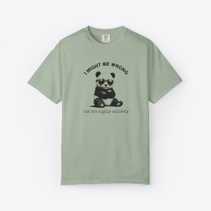 I Might Be Wrong Panda T-Shirt