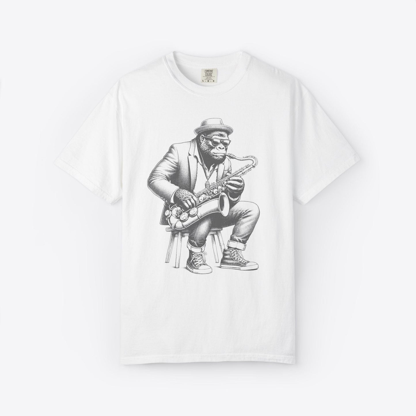 Saxophonist Gorilla T-Shirt