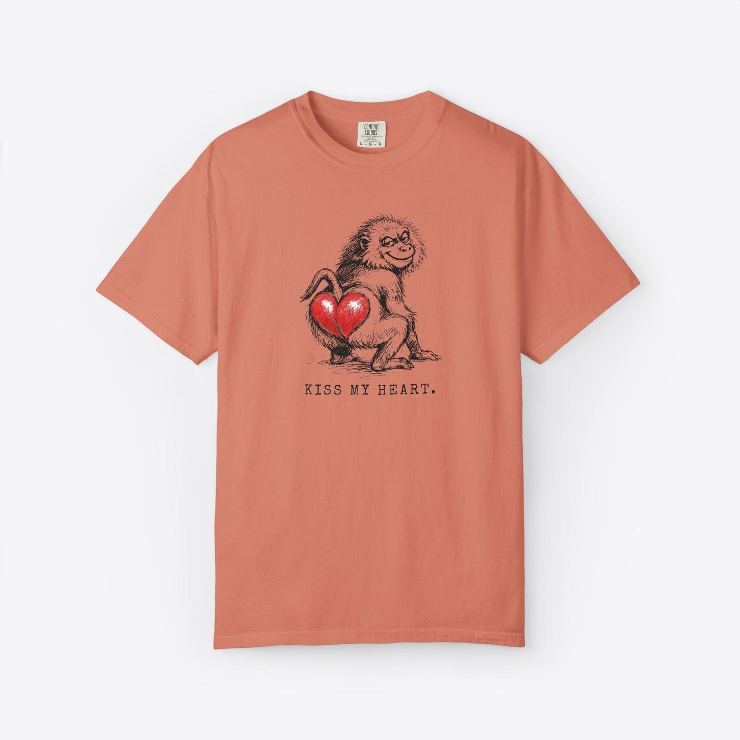 Kiss My Heart Baboon T-Shirt