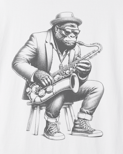 Saxophonist Gorilla T-Shirt