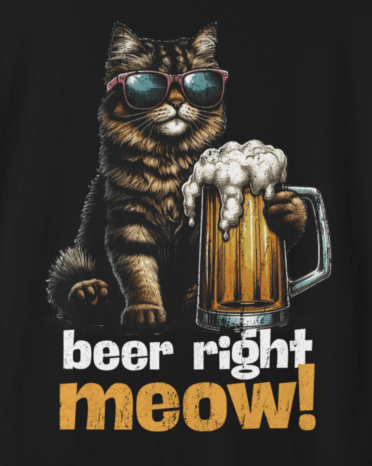 Beer Right Meow T-Shirt