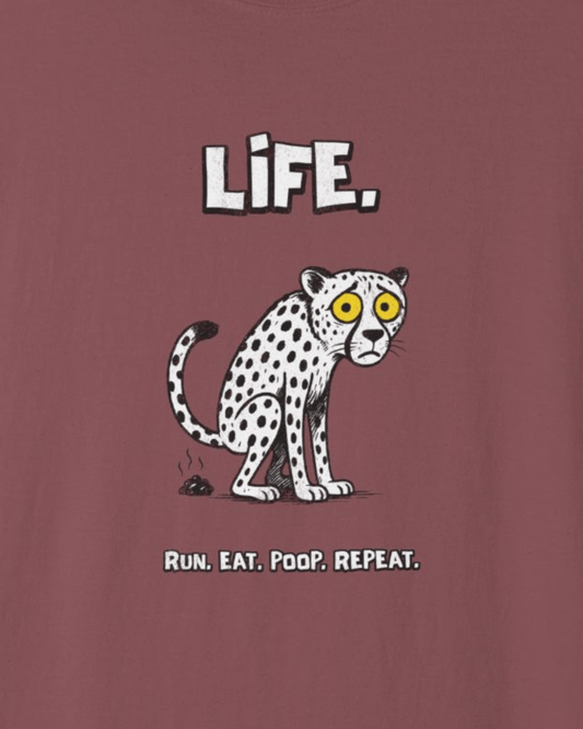 Poopin' Cheetah T-Shirt