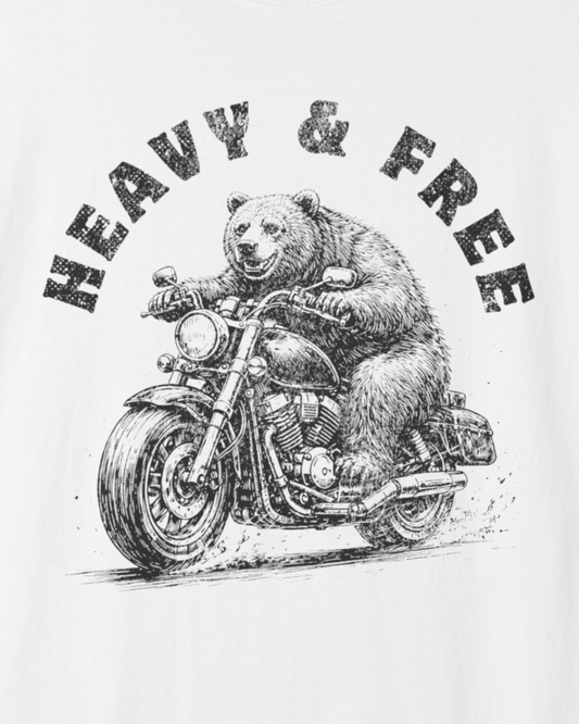 Bear on Motorcycle T-Shirt