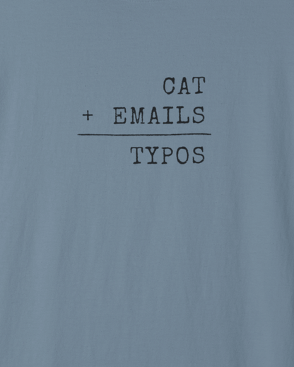 Cat + Emails = Typos T-Shirt