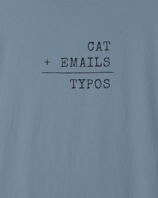 Cat + Emails = Typos T-Shirt