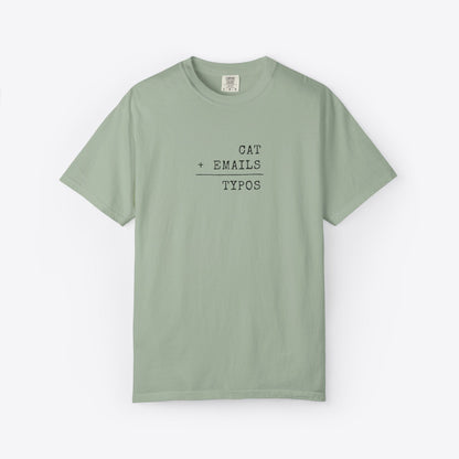 Cat + Emails = Typos T-Shirt