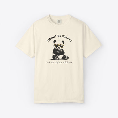 I Might Be Wrong Panda T-Shirt