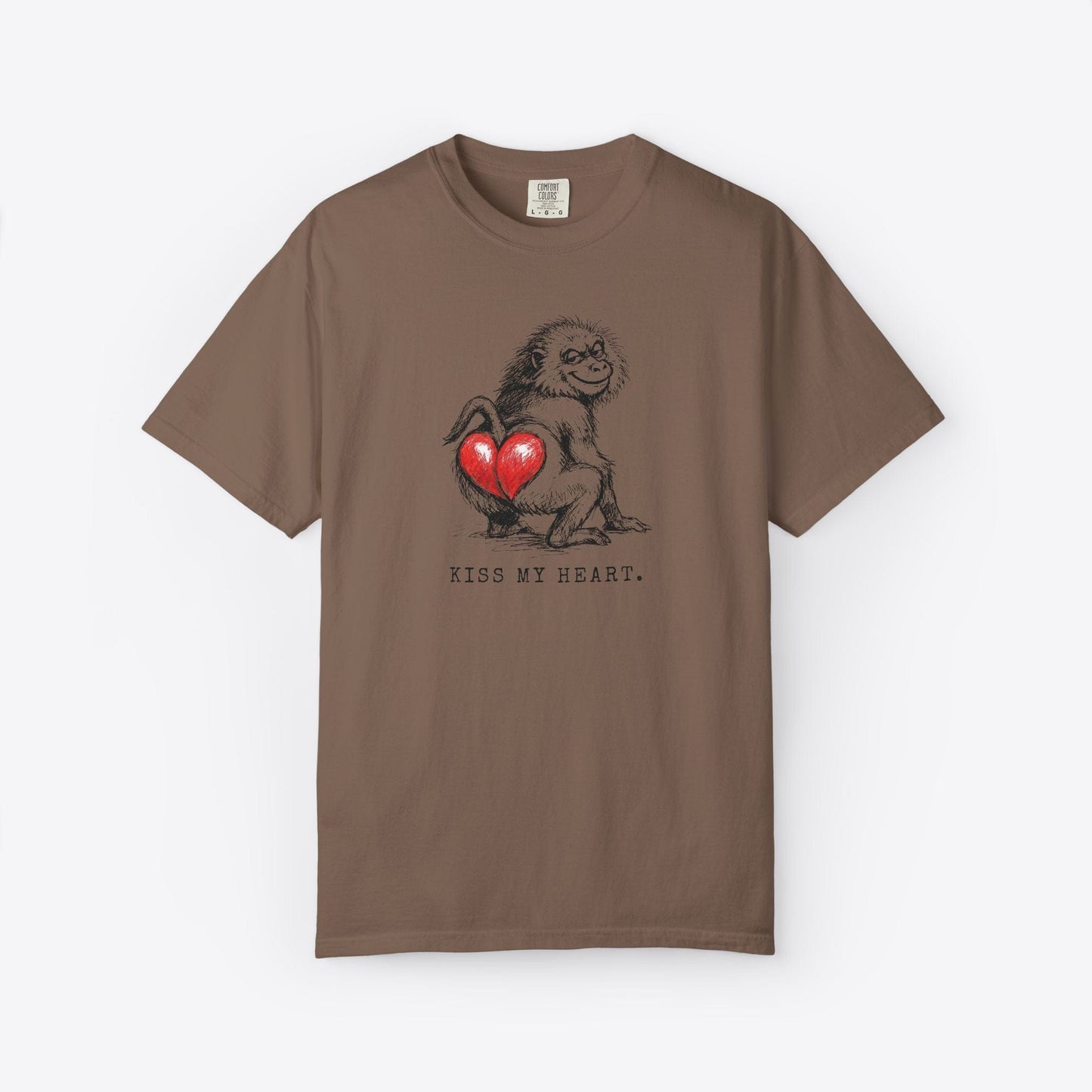 Kiss My Heart Baboon T-Shirt
