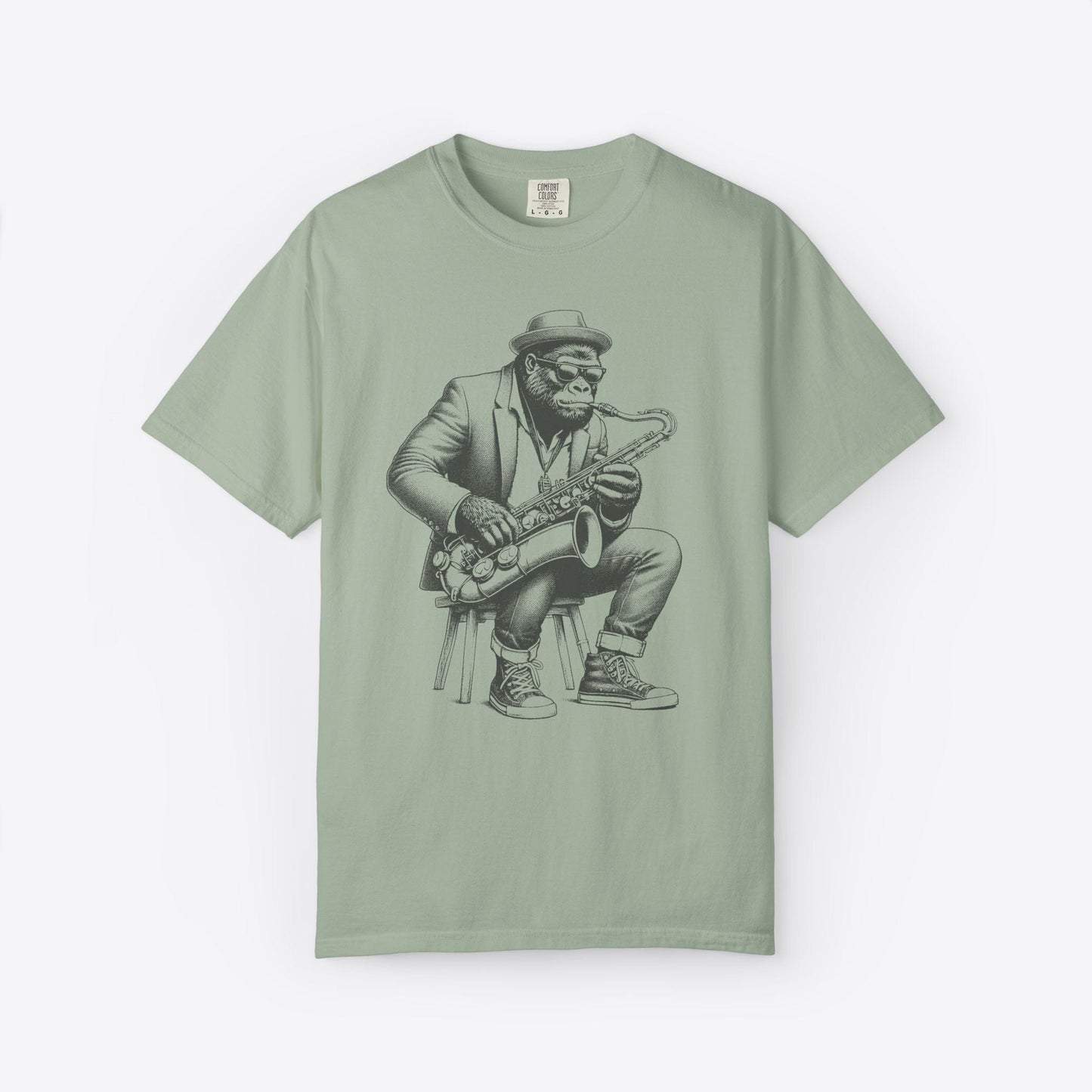 Saxophonist Gorilla T-Shirt