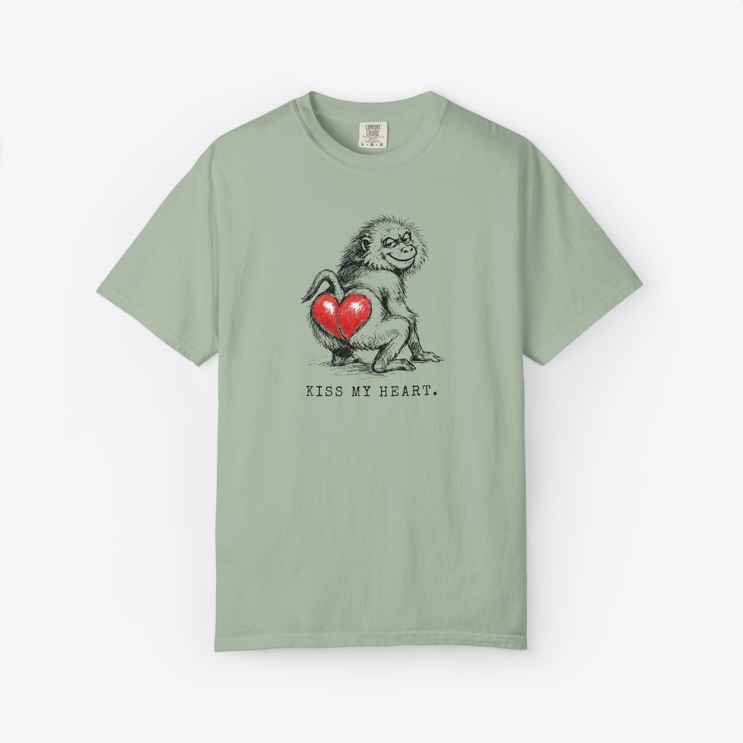 Kiss My Heart Baboon T-Shirt