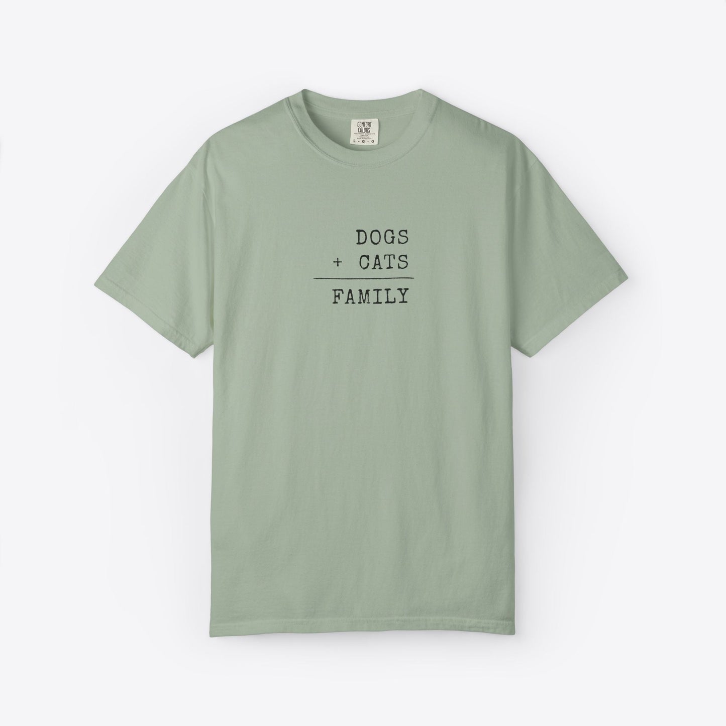 Dogs + Cats = Family T-Shirt